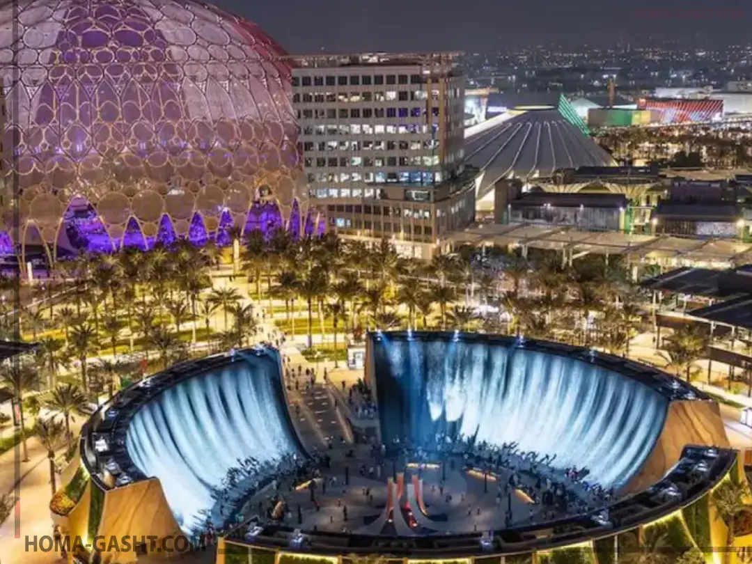 Sightseeing in Expo City in Dubai شهر دیدنی در اکسپو سیتی در دبی