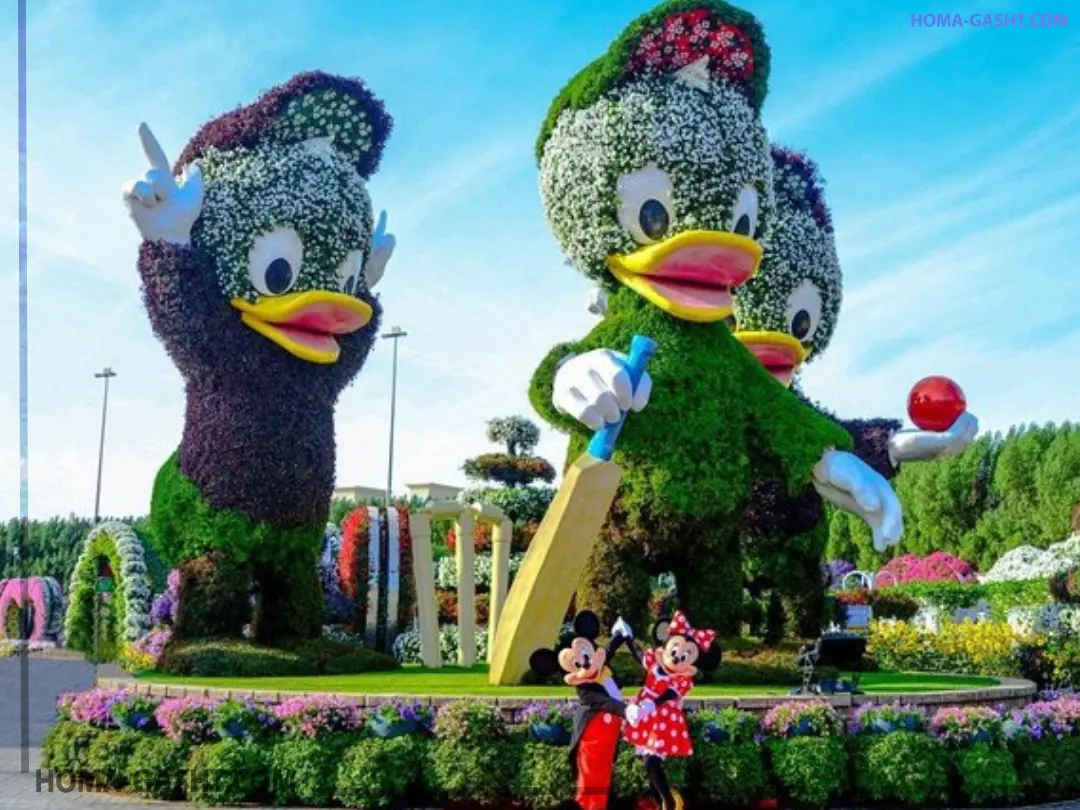 Dubai Miracle Garden باغ معجزه دبی