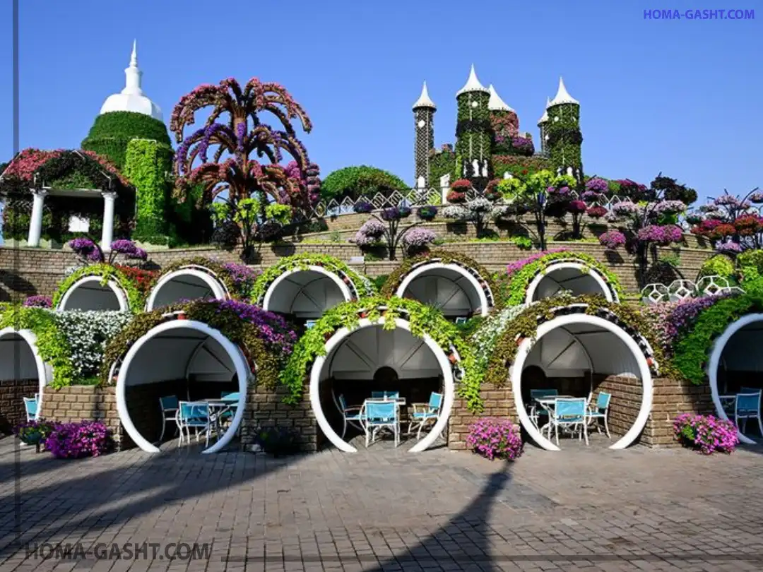 Fun in Dubai Flower Garden تفریحات باغ گل دبی