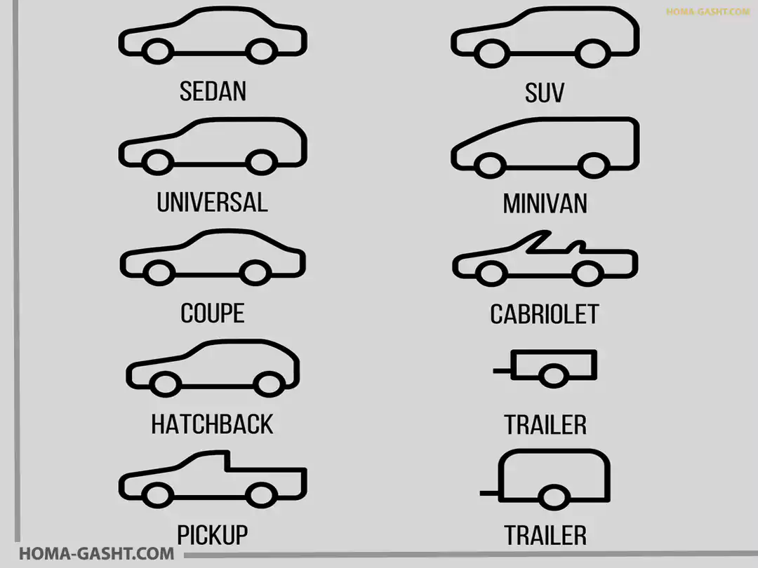 kind-of-car-type انواع تیپ خودرو