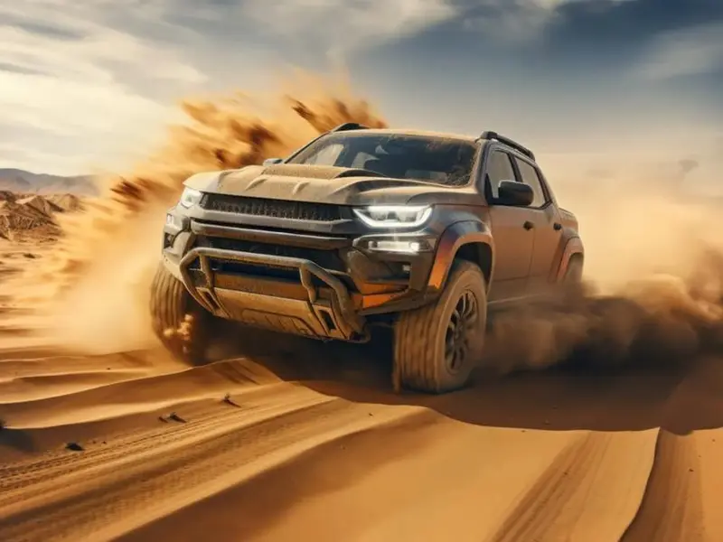 رانندگی در کویر