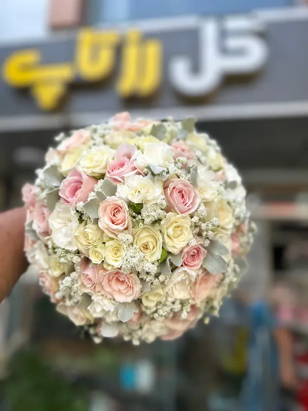 دسته گل عروس ژیپسوفیلا ورز مینیاتوری دسته گل عروس ژیپسوفیلا ورز مینیاتوری