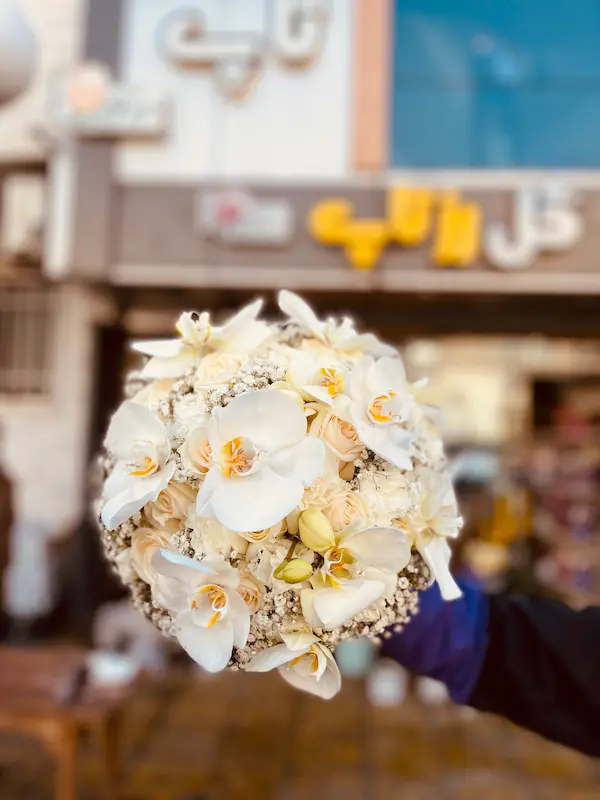 دسته گل عروس ارکیده دسته گل عروس ارکیده