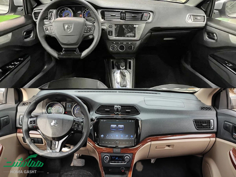 کابین و فضای داخلی؛ شاهین پلاس یا تارا اتومات V4